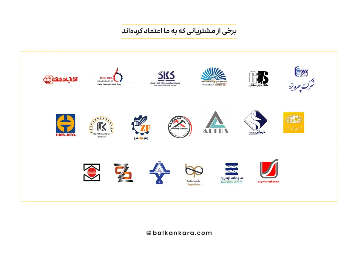 برخی از مشتریان بالکان کارا